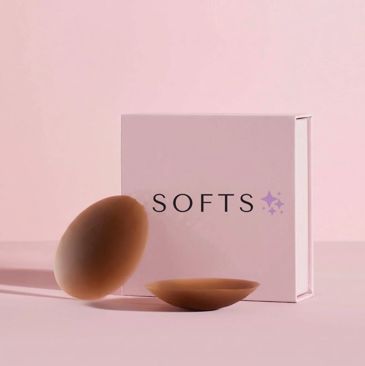 Softs Nip Covers in Brown